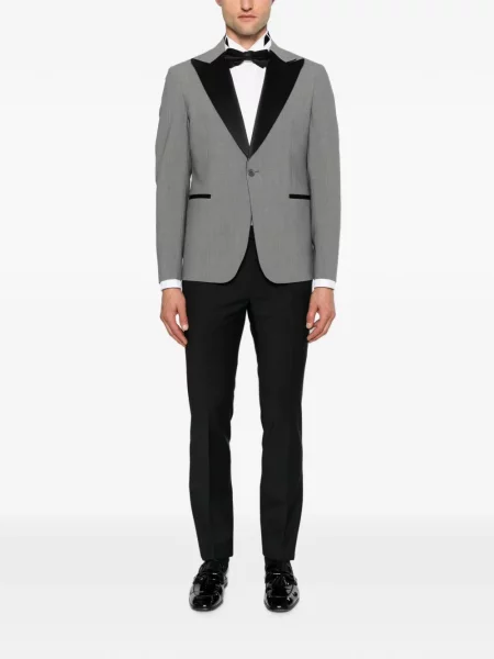Costum Brian Dales cu rever gri