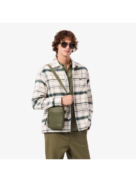 Lacoste сумка через плече чоловіча зелена