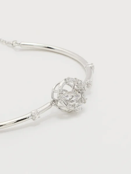 Swarovski Narukvica srebro / prozirna