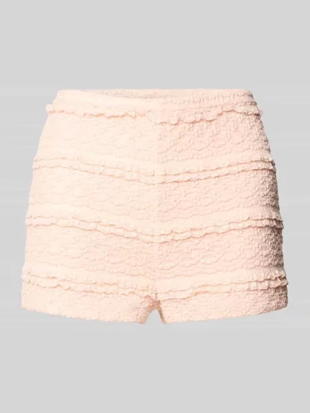 Szorty o kroju regular fit z mieszanki bawełny model ‘COCO’ Vero Moda różowe