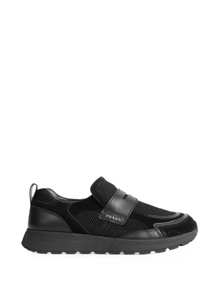 Sneakerși Prada plasă negru