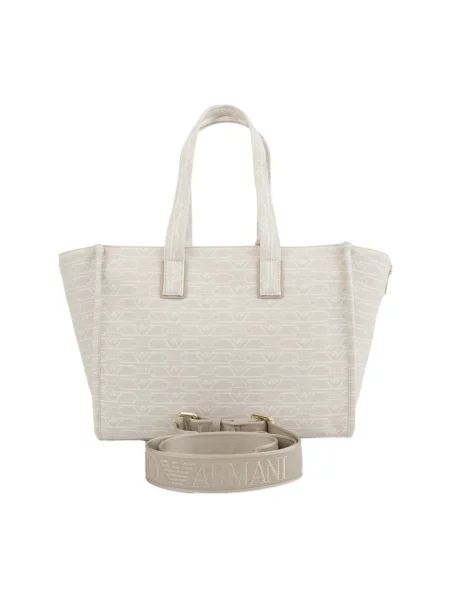 Shopperka Emporio Armani beżowa