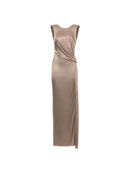 Sukienka Elisabetta Franchi z dżerseju czerwona