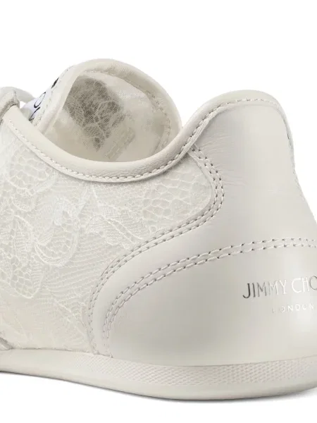 Sneakerși Jimmy Choo din dantelă