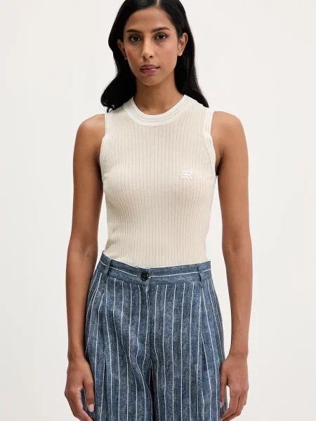 Top Ermanno Firenze beżowy