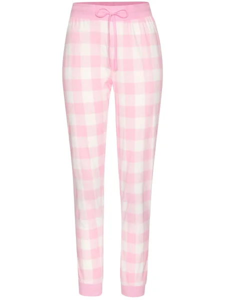 VIVANCE Pantaloni de pijama roz alb