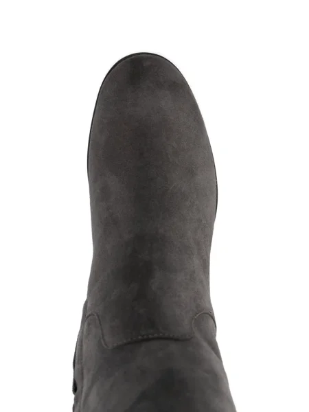 Botine Doucal's din piele de căprioară gri