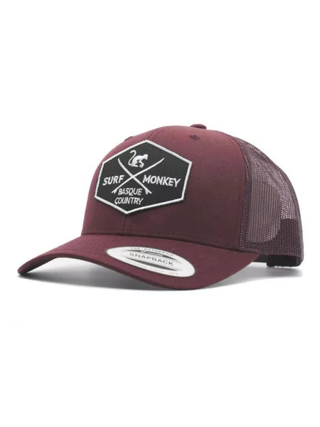 Surf Monkey Șapcă sport burgundy roșu