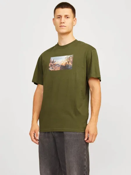 JACK & JONES Футболка зелений