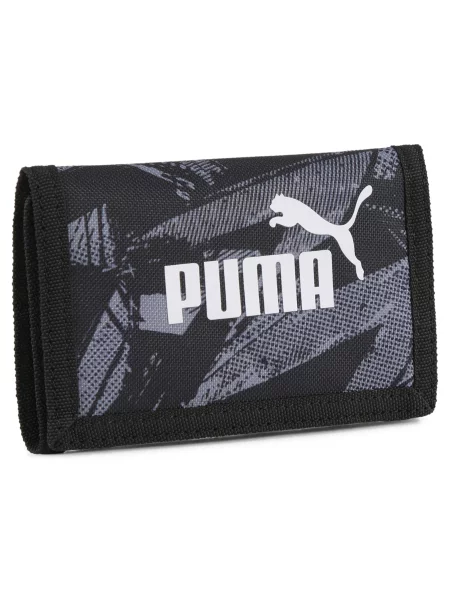 Portfel PUMA Phase z nadrukiem na całej powierzchni Akcesoria OSFA czarny
