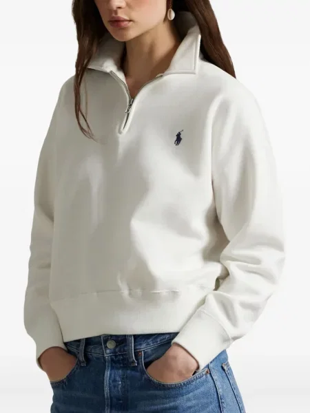 Slip de baie Polo Ralph Lauren alergare cu cordon cu imagine alb