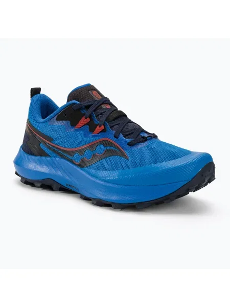 Férfi futócipő Saucony Peregrine 14 kobalt/fekete. Méret: EU fekete