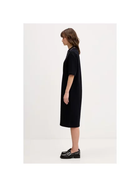 Sukienka midi Fred Perry czarna