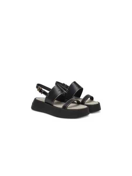 Sandály Armani Exchange černé
