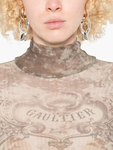 Body Jean Paul Gaultier cu imagine gri