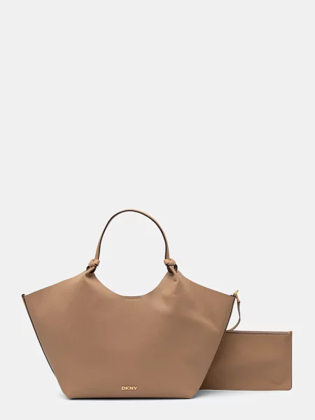 DKNY geantă shopper pentru femei PAULA bej