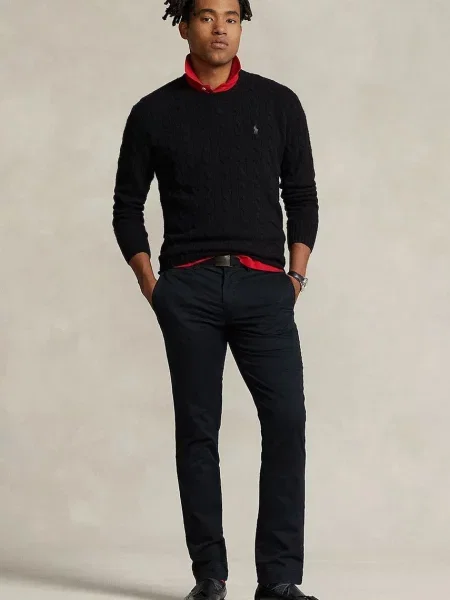 Hlače Polo Ralph Lauren črna