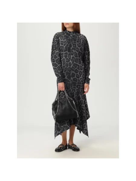 Mała mały torebka skórzana Stella Mccartney elegancka czarna