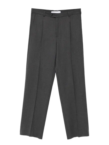 Pantaloni Medeea plisate gri