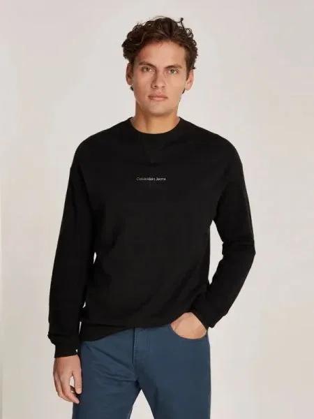 Calvin Klein Jeans Pulover negru