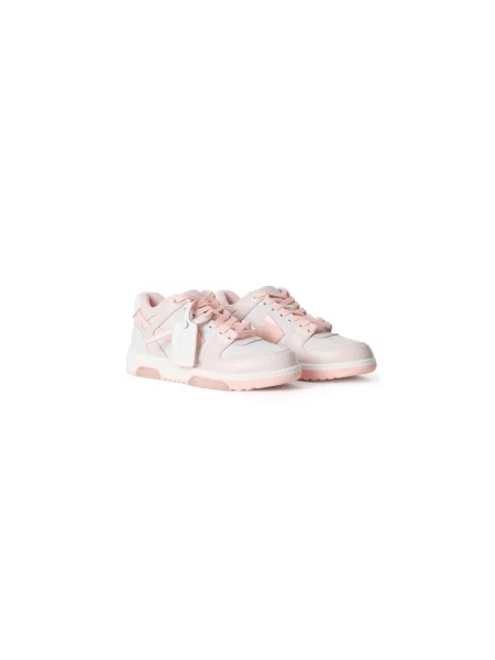 Sneakersy Off-white skórzane biznesowe białe