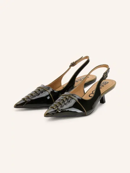 Bianco Czółenka Typu Slingback Biakristin gruen