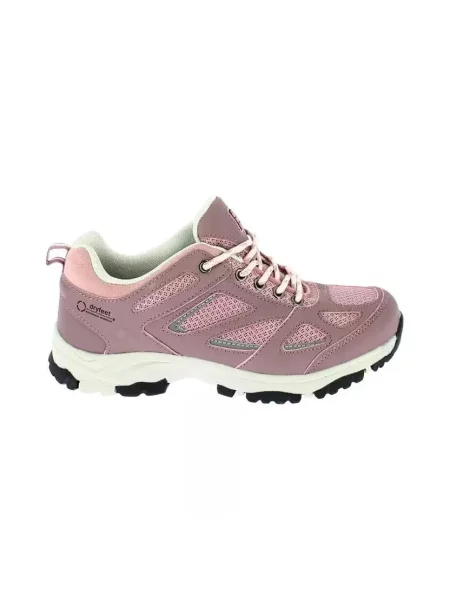 Buty trekkingowe z niską cholewką Élémenterre Sanbona różowe