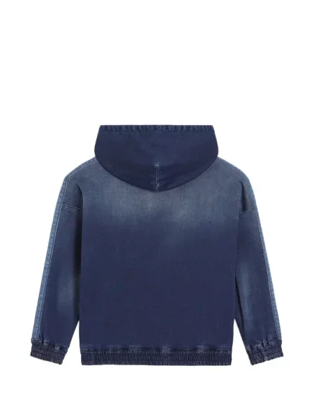 Bluza z kapturem dziecięca Dolce And Gabbana niebieska