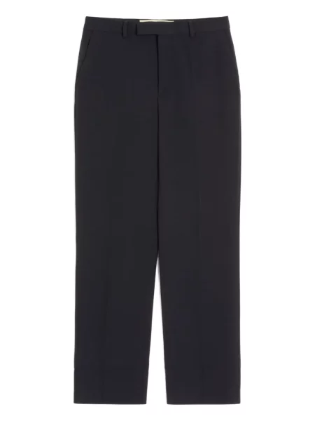 Vlněné kalhoty Valentino Garavani modré