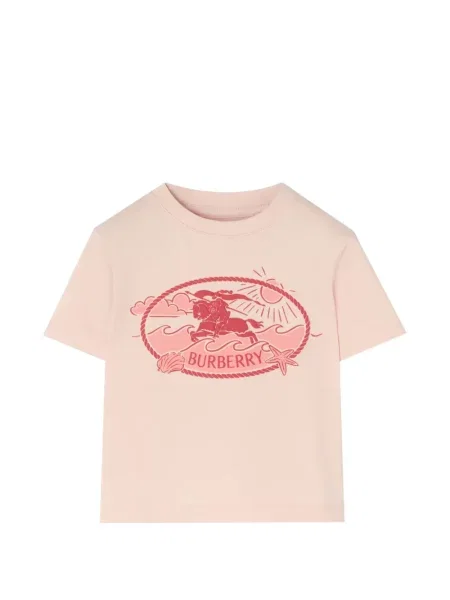 Gyerek póló Burberry rózsaszín