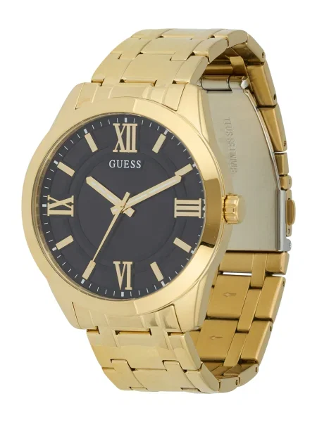 GUESS Ceas analogic ELLIOT / negru auriu