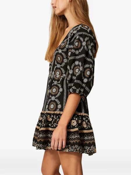 Костюм мини мини рокля Twinset черно