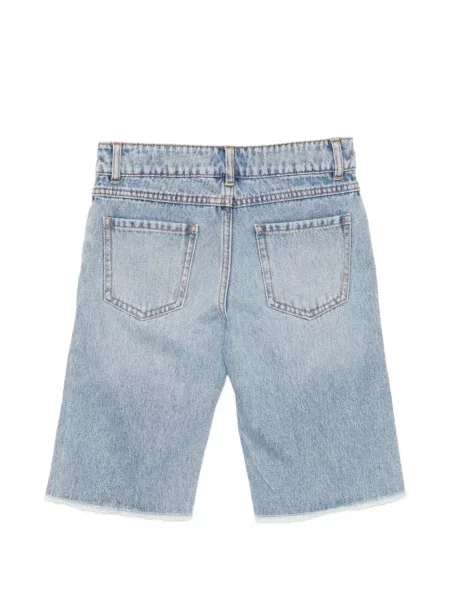 Szorty jeansowe dziecięce Moschino niebieskie