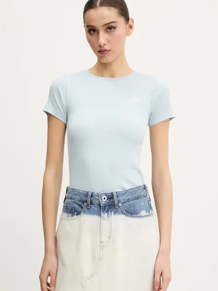 Тениска Guess Jeans синьо