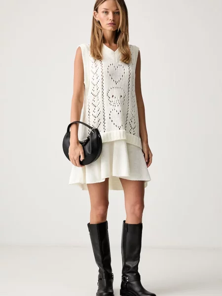 The Ragged Priest rochie bej