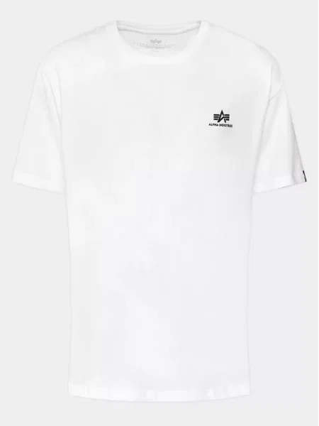 ALPHA INDUSTRIES Majica črna bela