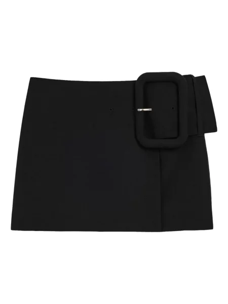 Fusta mini Ami Paris cu cataramă negru