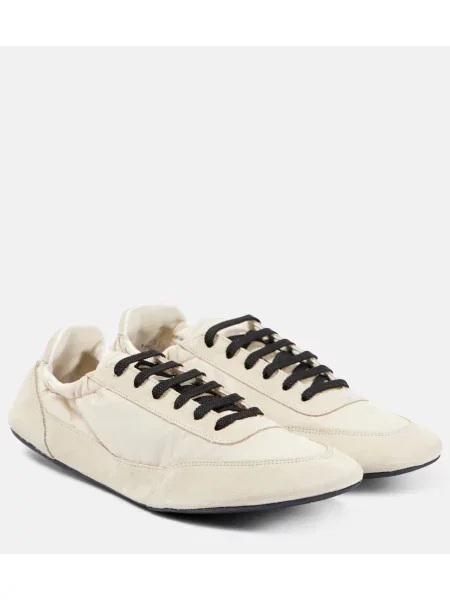 Superge Prada iz semiša bela