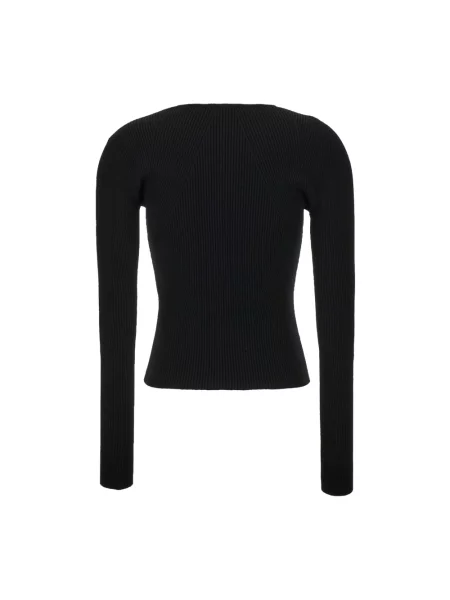 Sweter Alexander Mcqueen wełniany czarny
