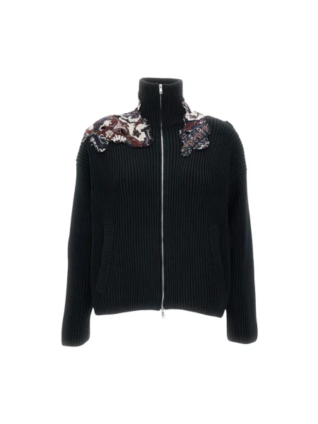 Kurtka bomber Durazzi Milano wełniany czarny