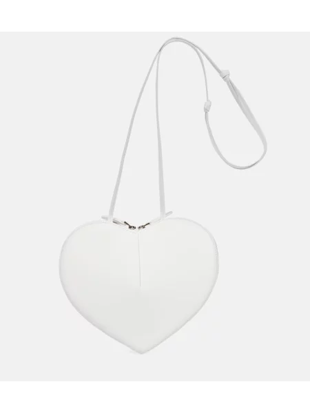 Kožna kožna torba Alaã¯a bijela