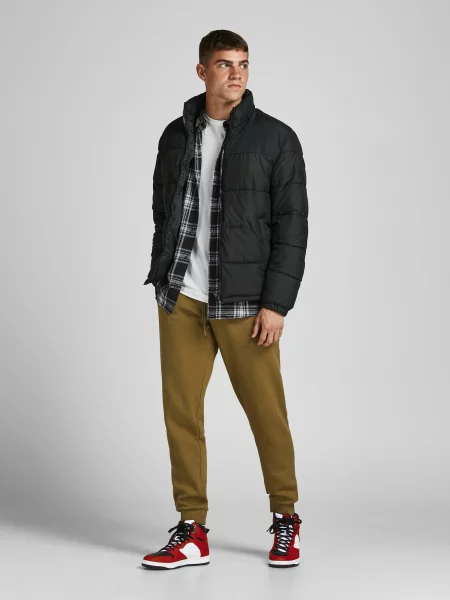 JACK & JONES Prechodná bunda JJPaul' čierna