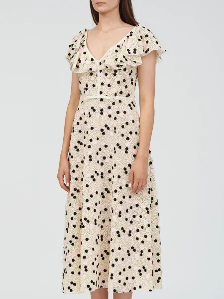 Платье Giambattista Valli бежевое