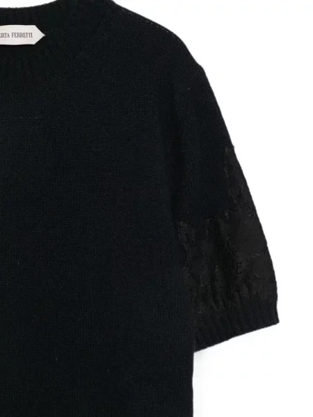 Scurt pulover Alberta Ferretti albastru