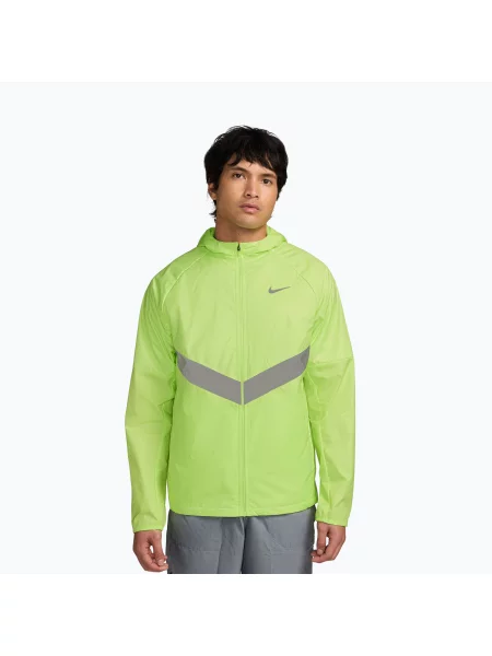 Geacă de alergare pentru bărbați Nike Miler Therma-Fit Repel Winterized light lemon twist/black negru