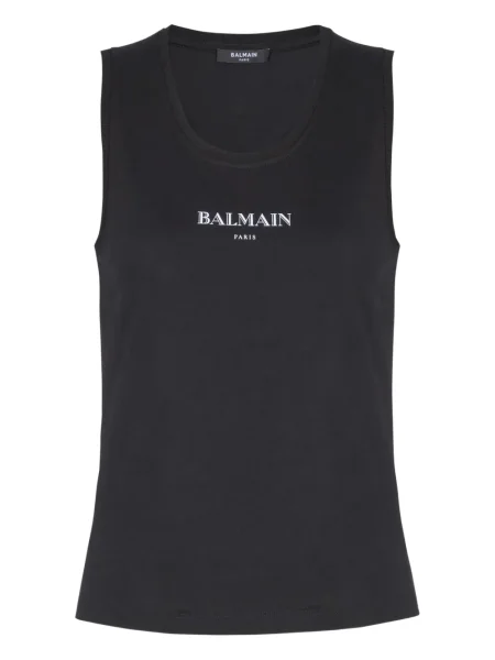 Top Balmain cu imagine negru