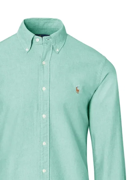 Matlasat tricou polo Polo Ralph Lauren cu decolteu rotund cu autograf roșu