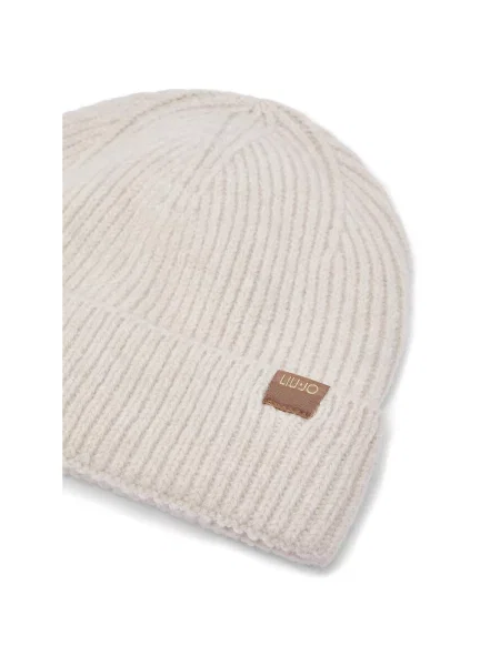 Liu Jo czapka beanie beżowa