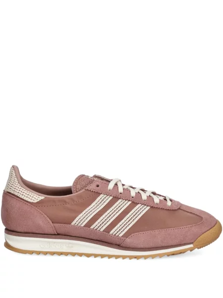 Sneakerși Adidas Terrex tricotate cu dungi cu broderie albastru