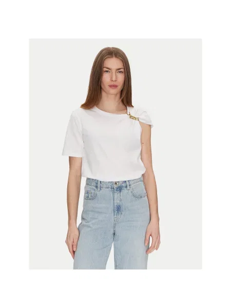TWINSET Majica Regular Fit bela